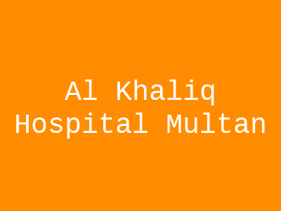 Al Khaliq Hospital Multan