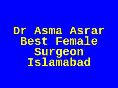 Dr Aasma Tayyab Khan Islamabad