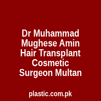 Dr Muhammad Mughese Amin Hair Transplant Cosmetic Surgeon Multan